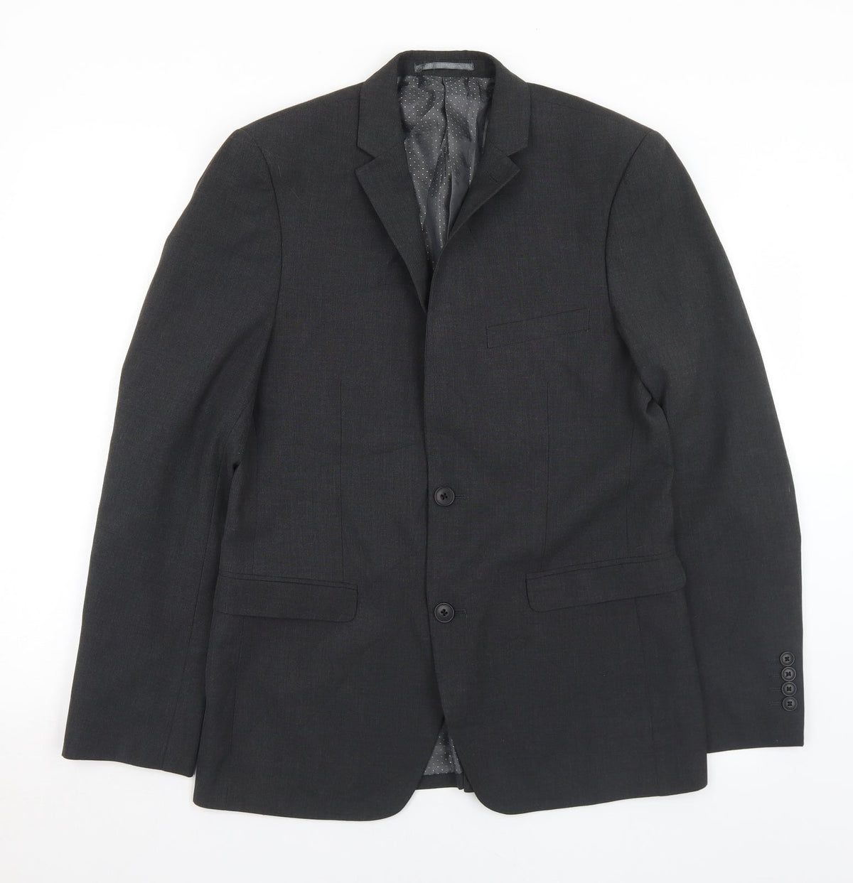 Tailer & Cutter Mens Grey  Polyester Jacket Blazer Size M