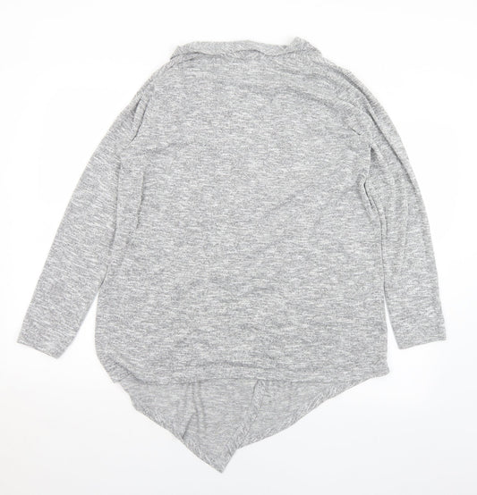 Womens UK Size M New Look Grey Cardigan Jumper