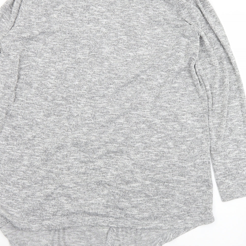 Womens UK Size M New Look Grey Cardigan Jumper