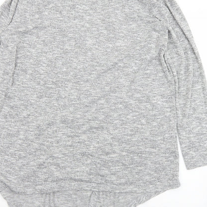 Womens UK Size M New Look Grey Cardigan Jumper