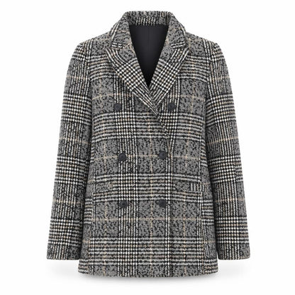 Womens UK Size 6 H&M Black Pea Coat
