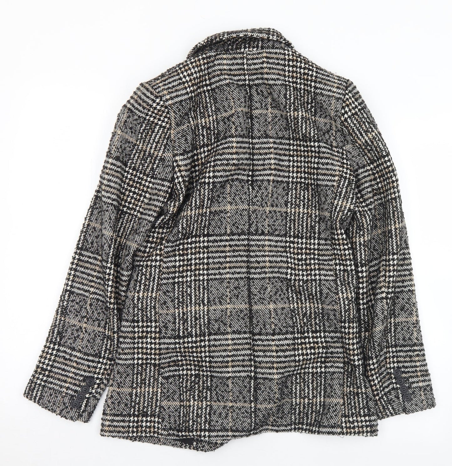 Womens UK Size 6 H&M Black Pea Coat