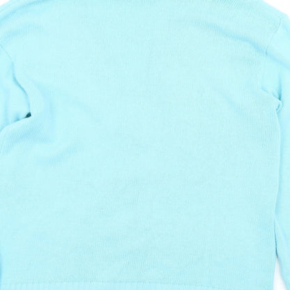 Womens UK Size 10 Choice Blue Cardigan Jumper