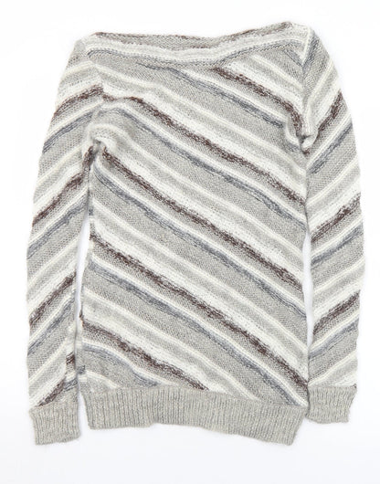 Womens UK Size 14 Warehouse Multicoloured Pullover Jumper