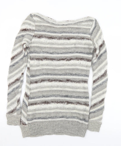 Womens UK Size 14 Warehouse Multicoloured Pullover Jumper