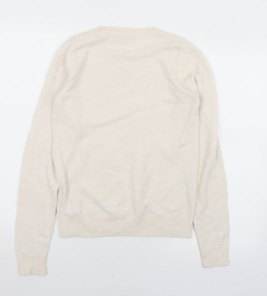 Womens UK Size 6 NEXT Ivory Pullover Jumper