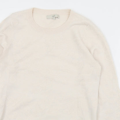 Womens UK Size 6 NEXT Ivory Pullover Jumper