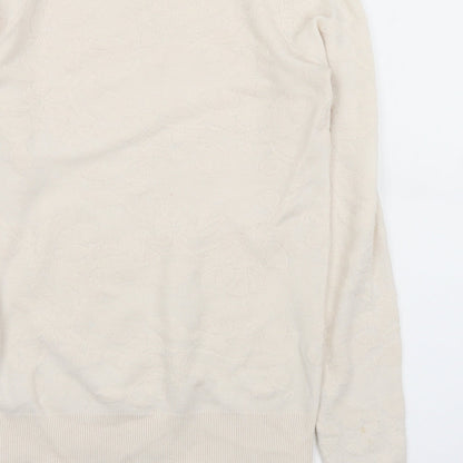 Womens UK Size 6 NEXT Ivory Pullover Jumper