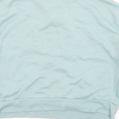 New Look Womens Green  Polyester Pullover Sweatshirt Size 6   - New York
