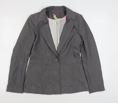 Womens UK Size 8 Denim & Co. Grey Jacket
