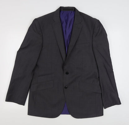 Mens UK Size 40 Marks and Spencer Regular Grey Suit Jacket