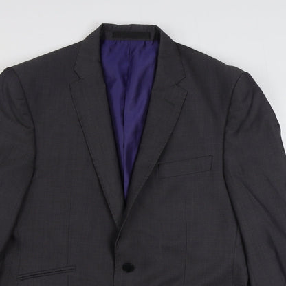 Mens UK Size 40 Marks and Spencer Regular Grey Suit Jacket