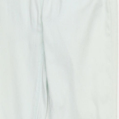 Denim & Co. Womens Blue  Cotton Skinny Jeans Size 6 L25 in Regular Zip