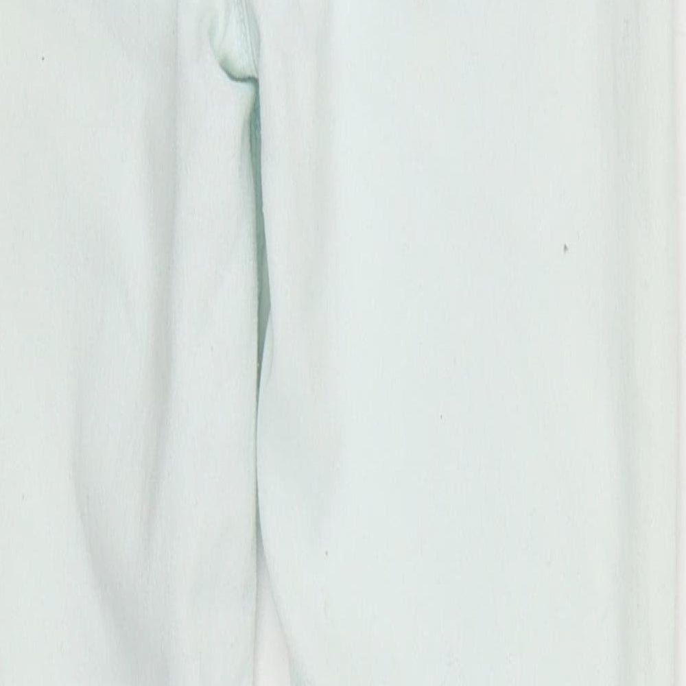 Denim & Co. Womens Blue  Cotton Skinny Jeans Size 6 L25 in Regular Zip