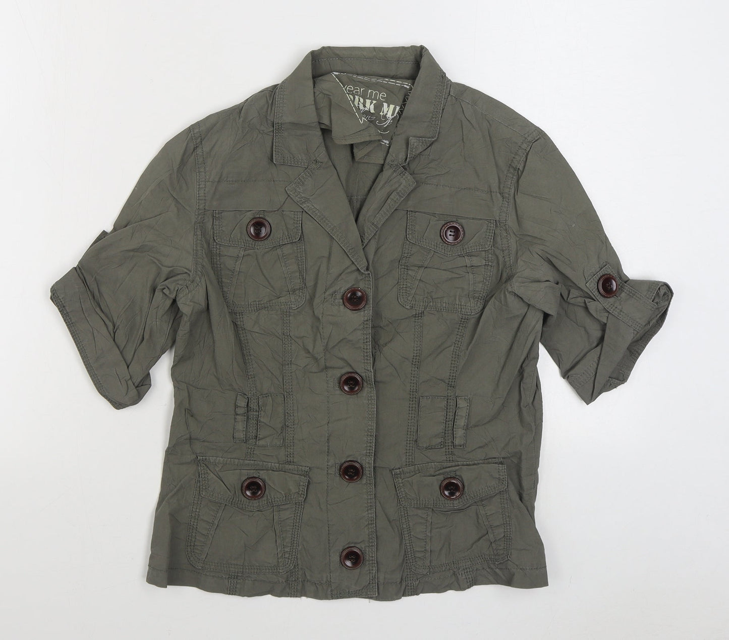 Womens UK Size 10 New Look Green Jacket