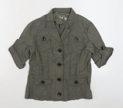 Womens UK Size 10 New Look Green Jacket