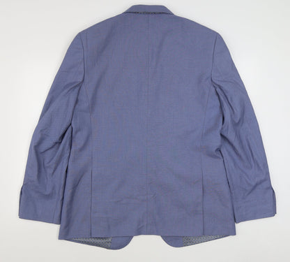 Mens UK Size 44 Burton Regular Blue Suit Jacket