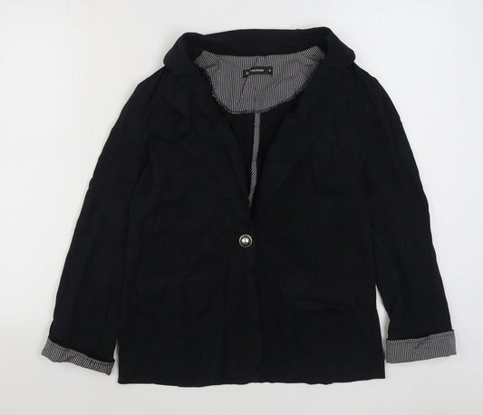 Womens UK Size 14 Internacionale Black Jacket
