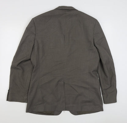 George Mens Blue  Polyester Jacket Suit Jacket Size 40