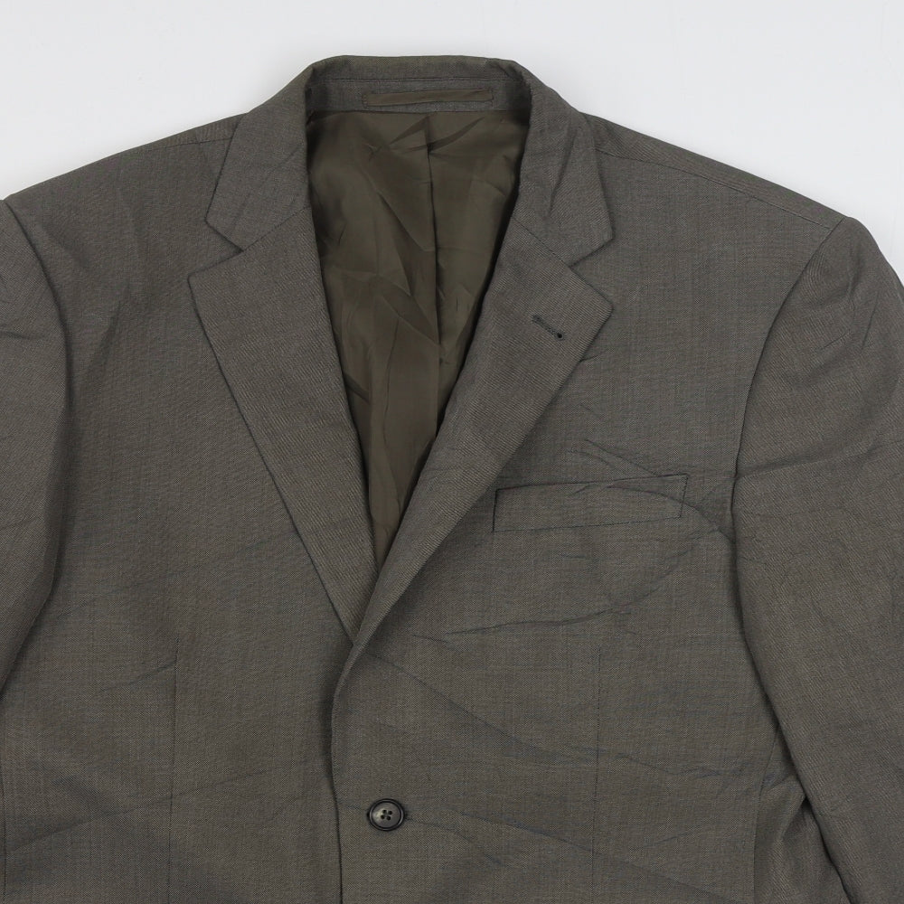 George Mens Blue  Polyester Jacket Suit Jacket Size 40