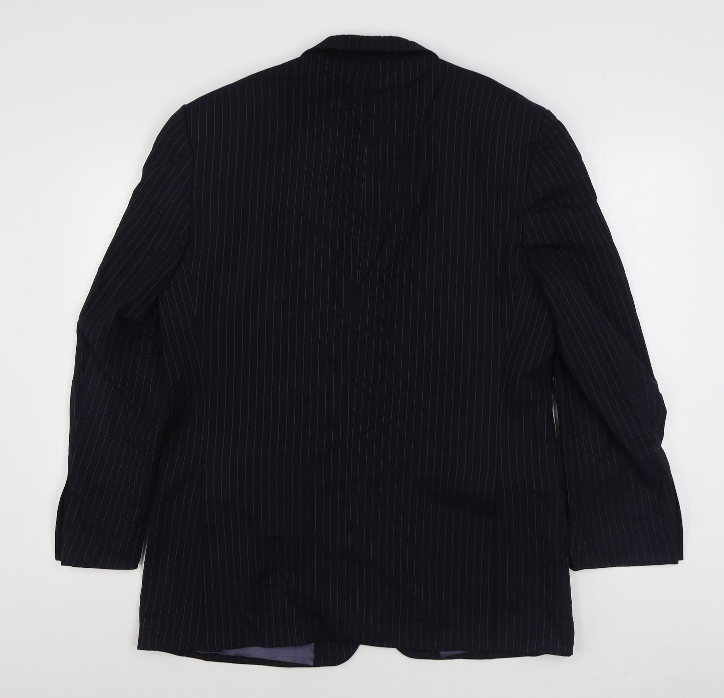 Mens UK Size 40 Marks and Spencer Regular Blue Suit Jacket