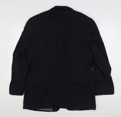 Mens UK Size 40 Marks and Spencer Regular Blue Suit Jacket
