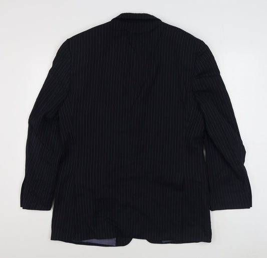 Mens UK Size 40 Marks and Spencer Regular Blue Suit Jacket