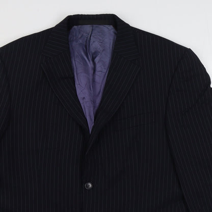 Mens UK Size 40 Marks and Spencer Regular Blue Suit Jacket