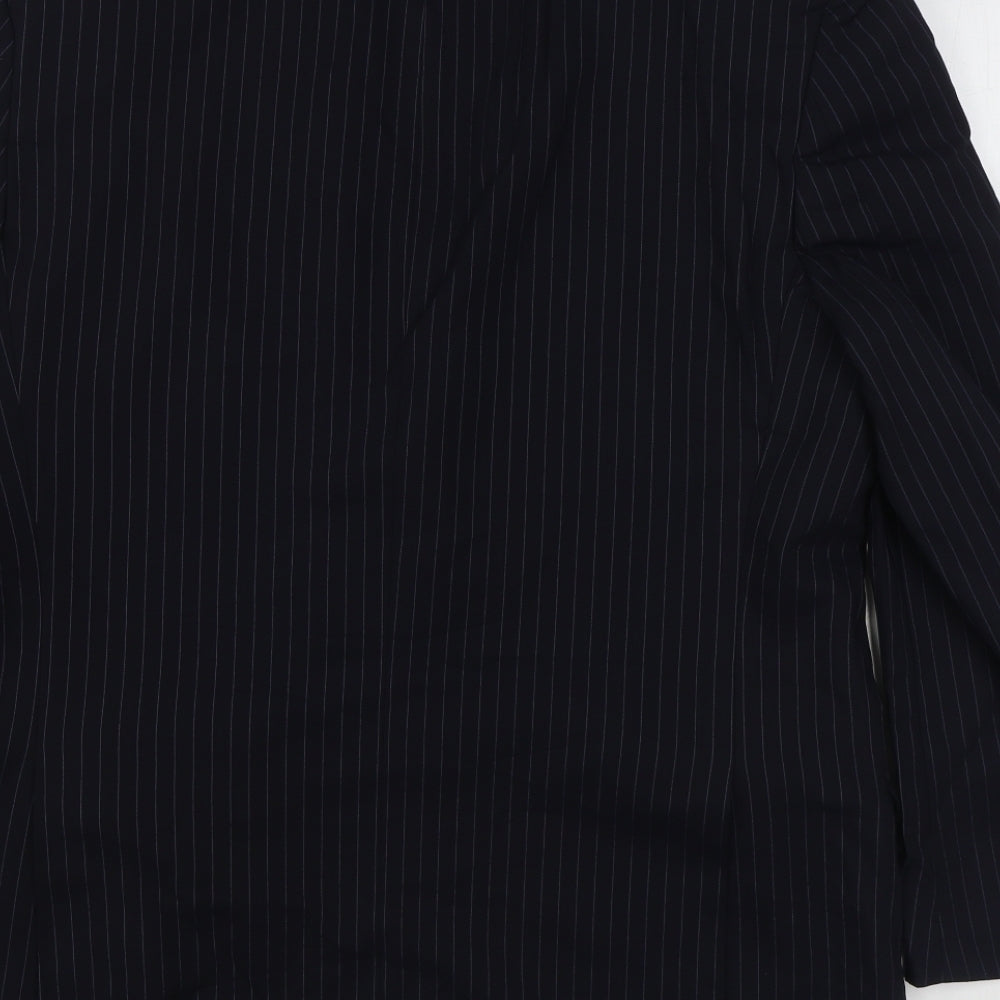 Mens UK Size 40 Marks and Spencer Regular Blue Suit Jacket