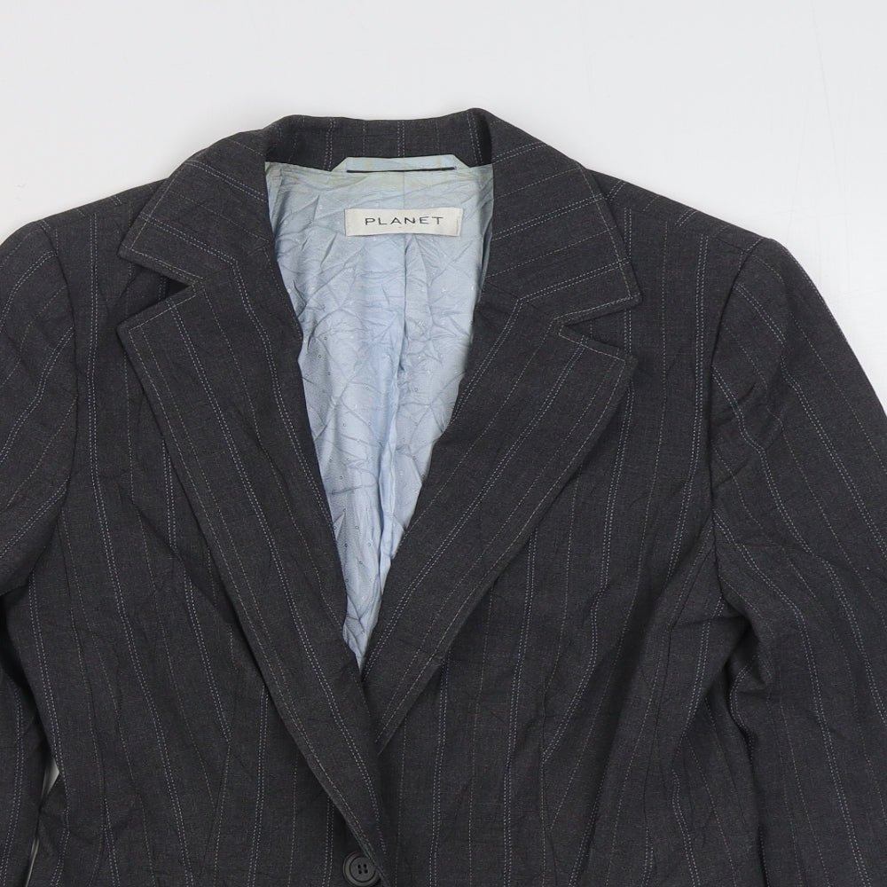 Womens UK Size 8 Planet Grey Jacket