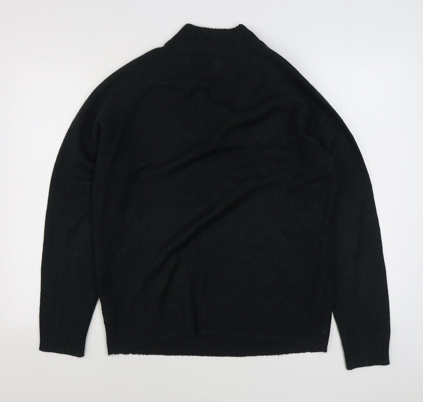 Burton Mens Green V-Neck  Acrylic Pullover Jumper Size M