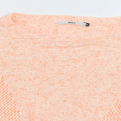 Womens UK Size M Only Pink Pullover Jumper