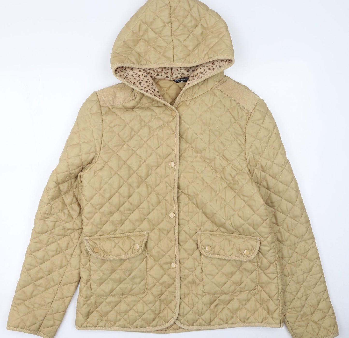 International Womens Gold   Rain Coat Coat Size 16