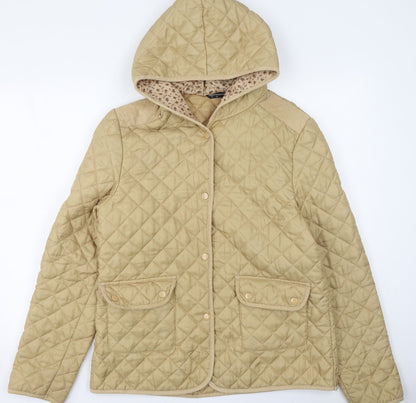 International Womens Gold   Rain Coat Coat Size 16