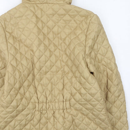International Womens Gold   Rain Coat Coat Size 16