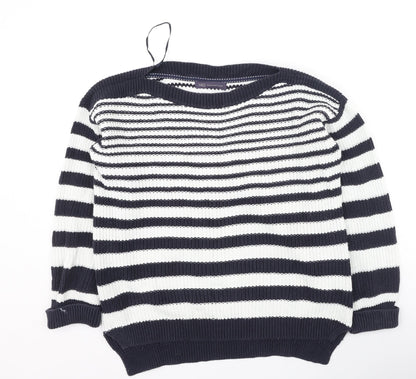 Womens UK Size M Marks and Spencer Blue Pullover Jumper