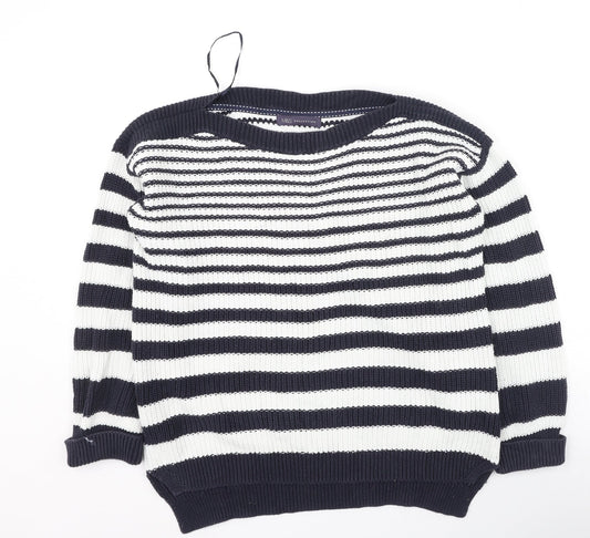 Womens UK Size M Marks and Spencer Blue Pullover Jumper