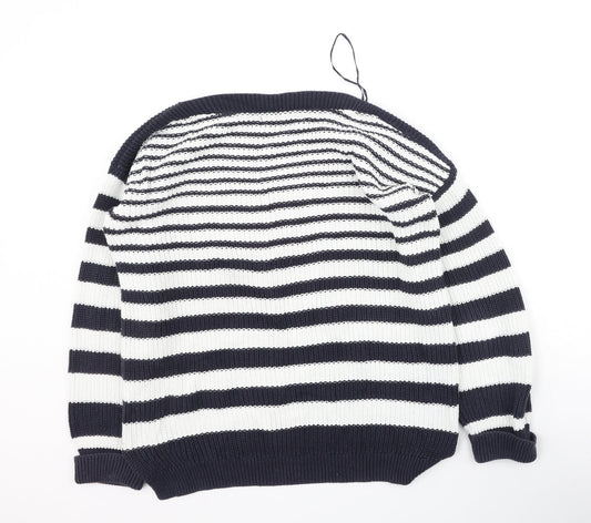 Womens UK Size M Marks and Spencer Blue Pullover Jumper