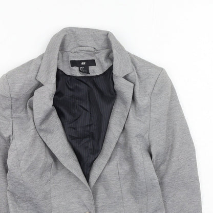 Womens UK Size 6 H&M Grey Jacket