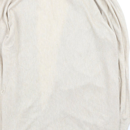 Gallery Womens Gold V-Neck  Polyester Cardigan Jumper Size M