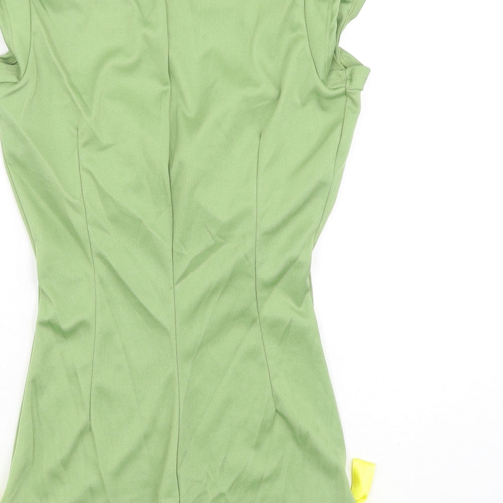 Smiffys Womens Green  Polyester Romper One-Piece Size S L5 in  - fancy dress