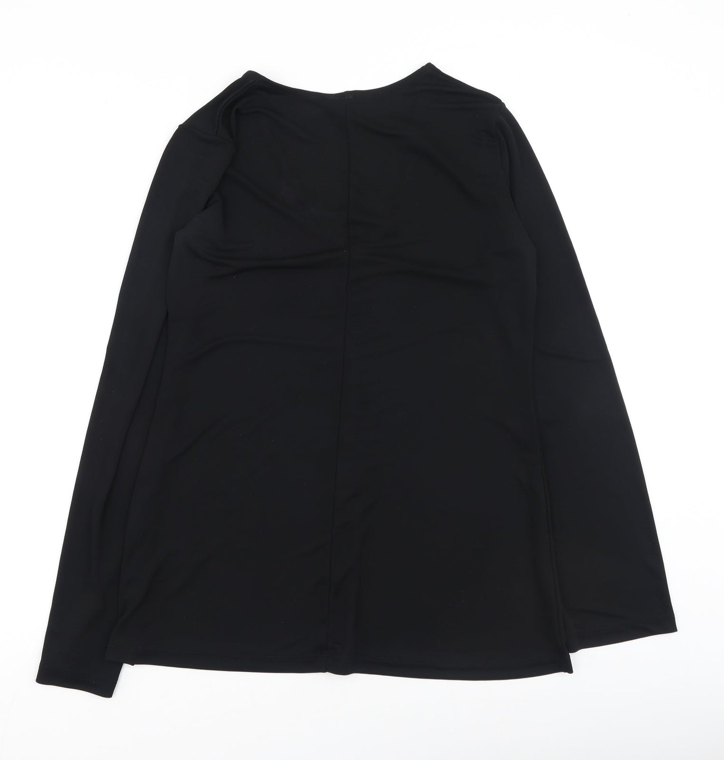Womens UK Size 12 ASOS Black Basic Blouse