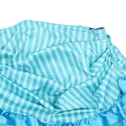 Smiffys Womens Blue Striped Polyester Mini Skirt Size S    - fancy dress