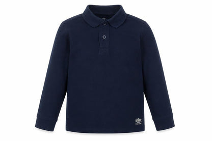 Star Boys Blue  Cotton Basic Polo Size 6 Years Collared Button