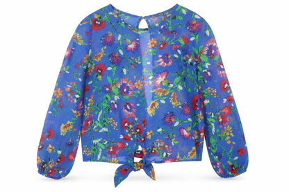Womens UK Size 10 Atmosphere Blue Basic Blouse