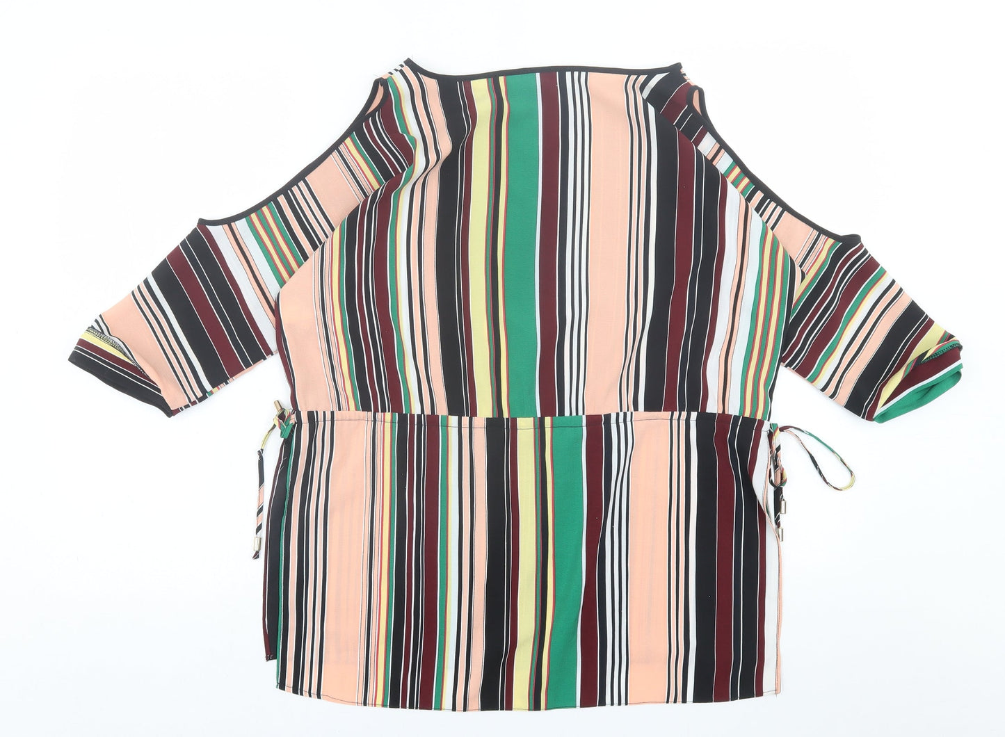 Womens UK Size 8 River Island Multicoloured Basic Blouse