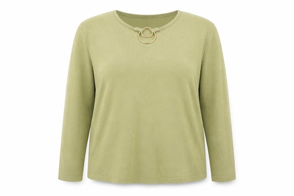 Womens UK Size 16 Paco Boutique Green Pullover Jumper