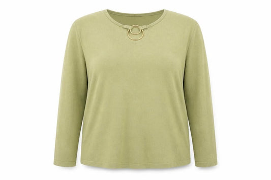 Womens UK Size 16 Paco Boutique Green Pullover Jumper