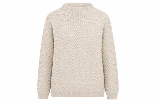 Womens UK Size M Dunnes Stores Beige Pullover Jumper