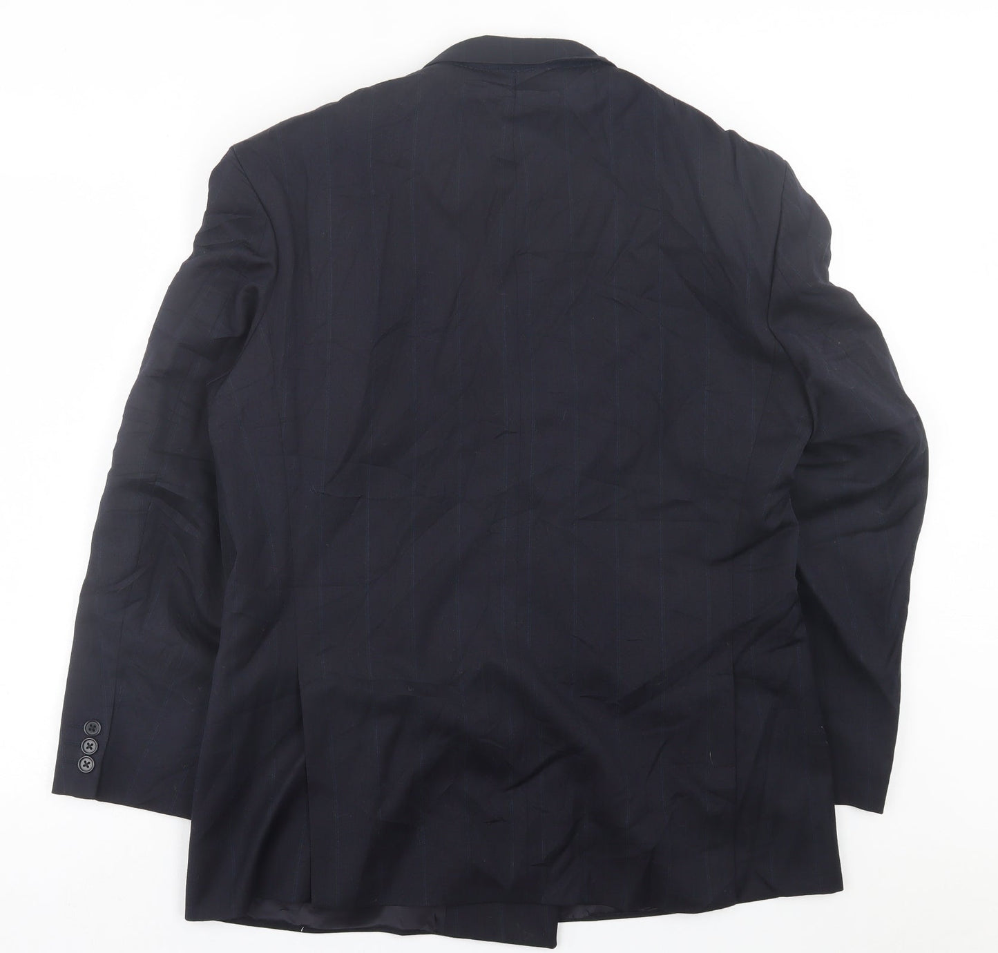 Mens UK Size 40 Marks and Spencer Regular Blue Suit Jacket